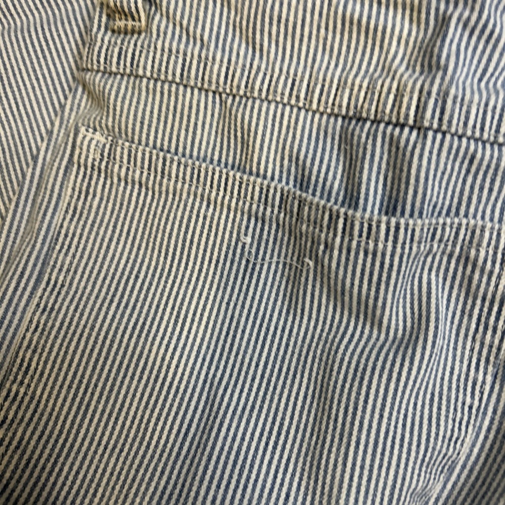 Britannia Women's Jeans *Vintage  Size 14 Pinstripe Railroad Mom Pant Hong Kong - Picture 4 of 16